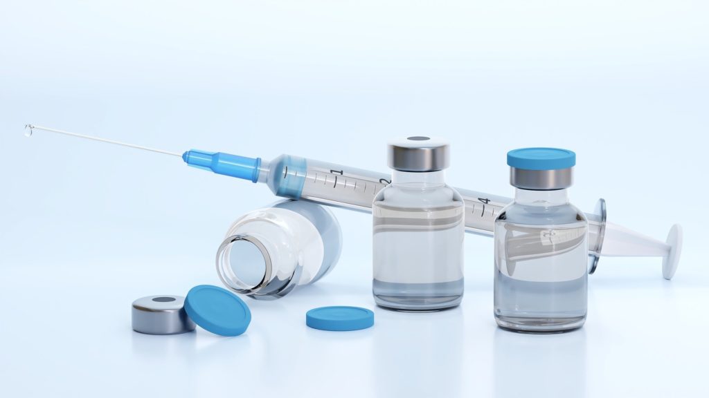 Image of a syringe with two viles