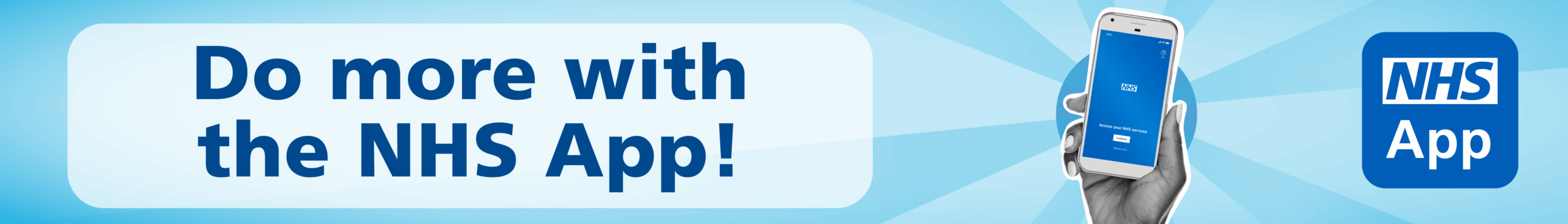 A link to the Get the NHS App information on the NHS website